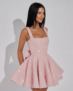 EVIE | Off Shoulder Ruffle Mini Dress