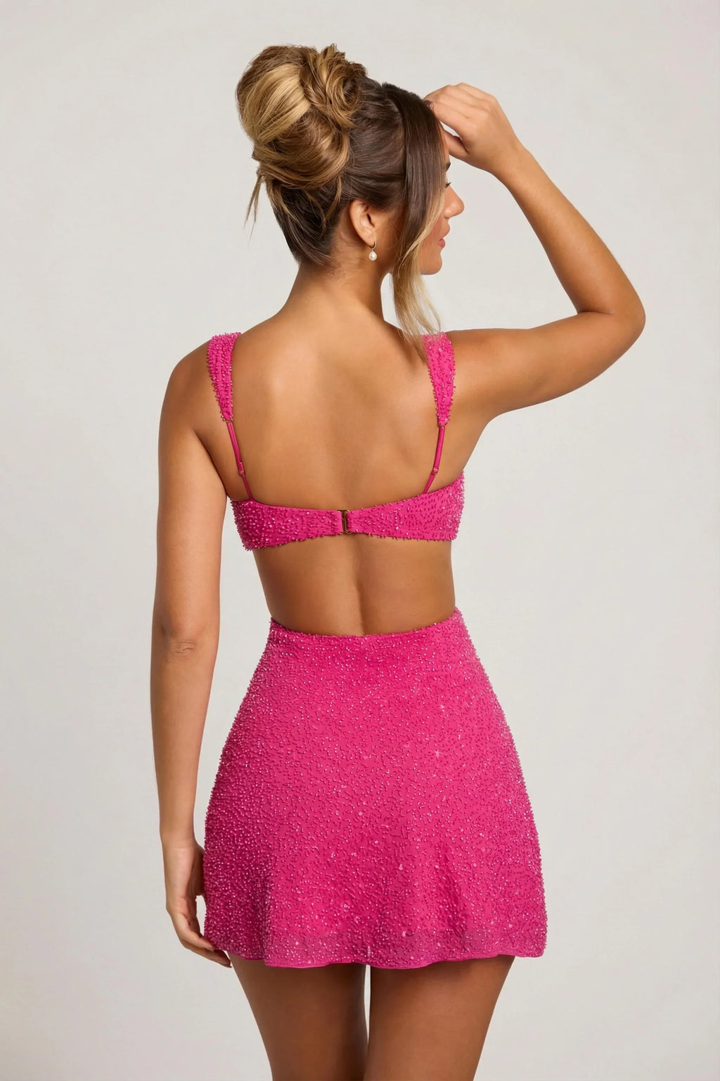 EVIE | Sequin Cut-Out Bodycon Mini Dress