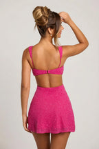 EVIE | Sequin Cut-Out Bodycon Mini Dress