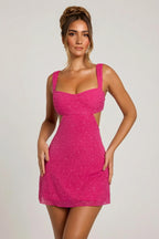 EVIE | Sequin Cut-Out Bodycon Mini Dress