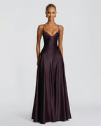 EVIE | Ruched Spaghetti Strap Maxi Dress
