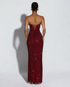 EVIE | Lace Trim Sleeveless Maxi Dress