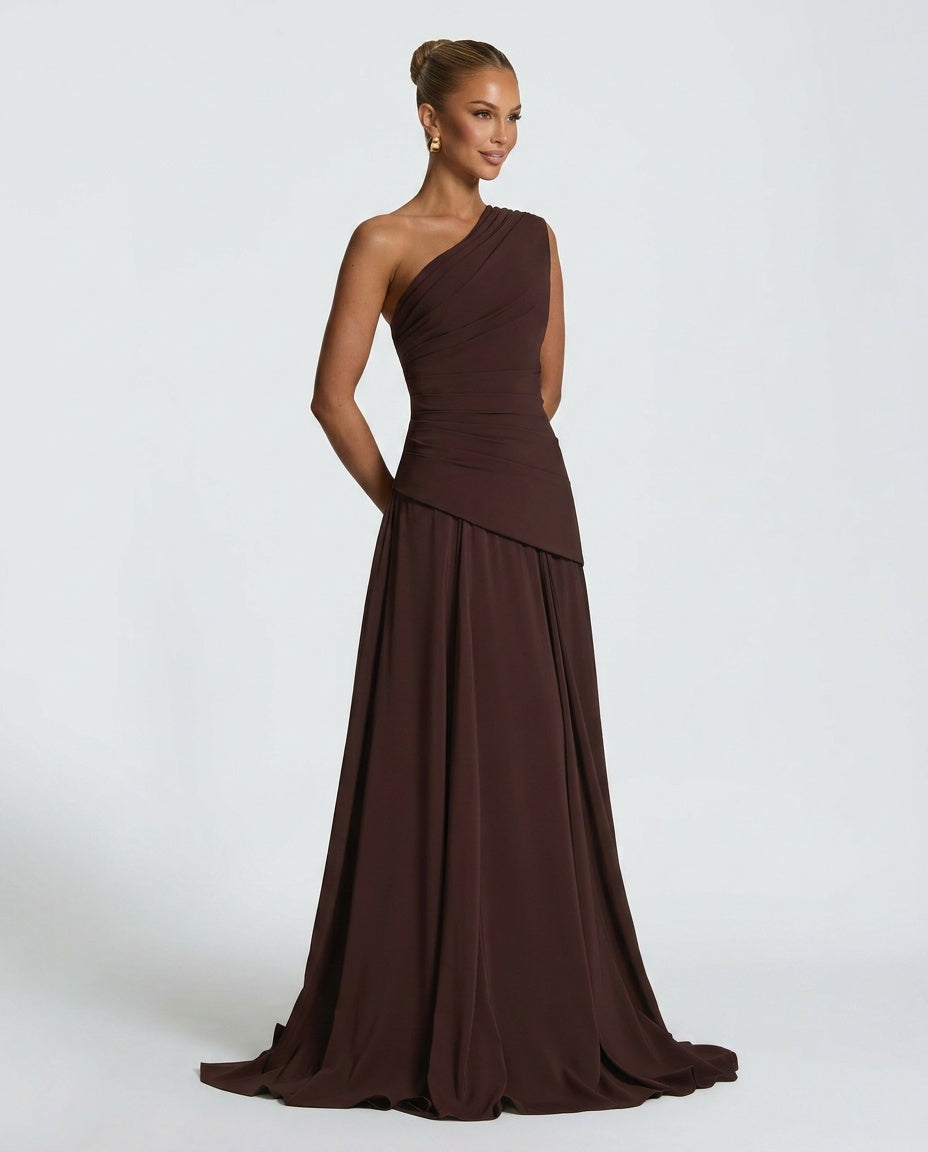 EVIE | Halter Neck Flowy Maxi Dress