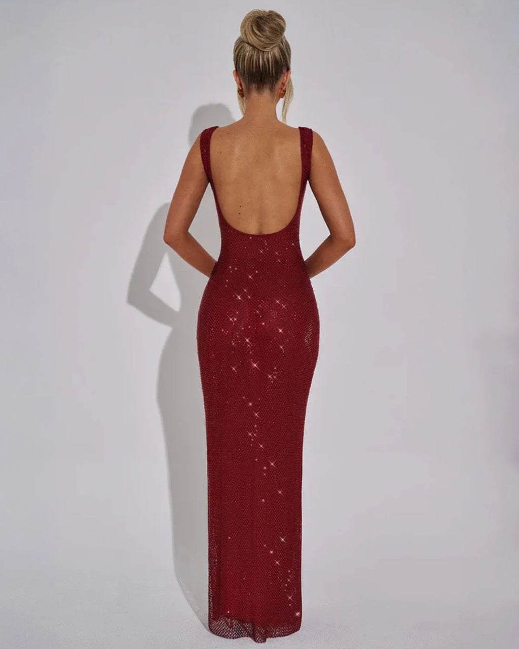 EVIE | Sequin Sleeveless Maxi Dress