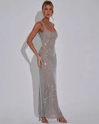 EVIE | Sequin Sleeveless Maxi Dress