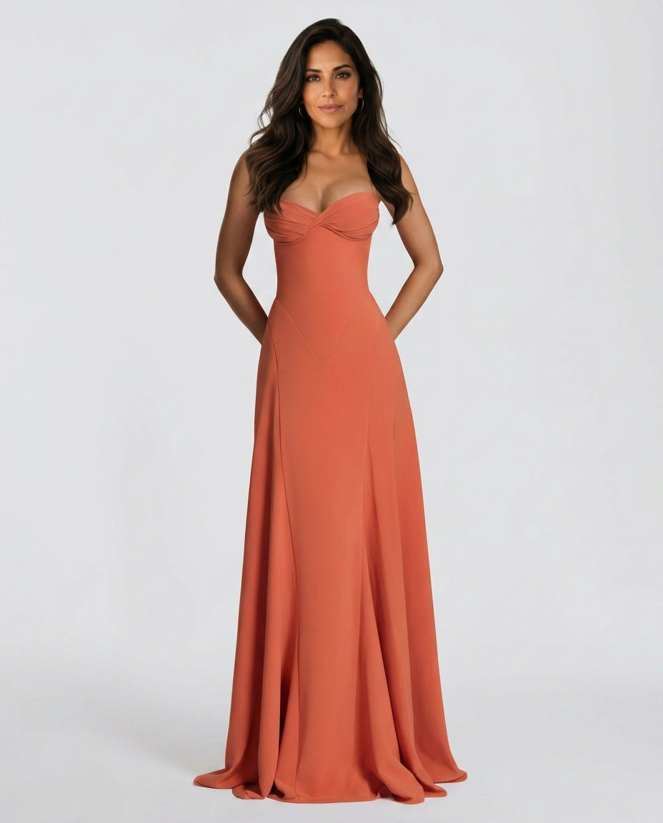 EVIE | Tiered Ruffle Sleeveless Maxi Dress