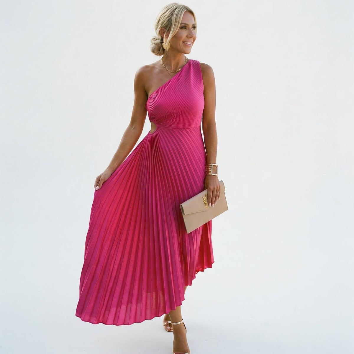 EVIE | One Shoulder Maxi Dress