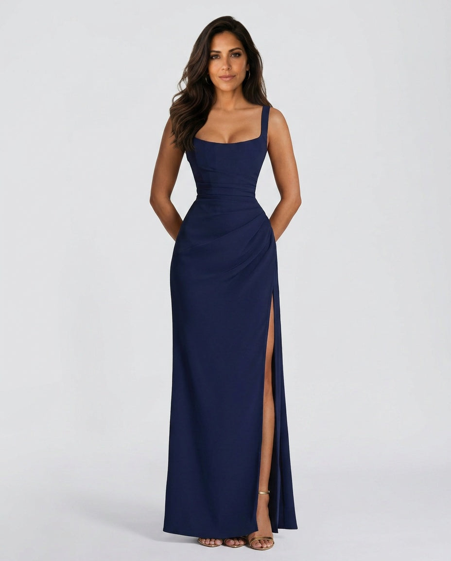 EVIE | Strapless Tiered Maxi Dress