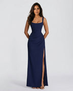 EVIE | Strapless Tiered Maxi Dress