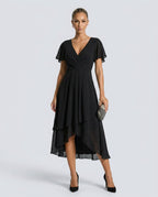 EVIE | Floral Lace Sleeveless Midi Dress