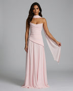 EVIE | One Shoulder Ruched Bodycon Maxi Dress