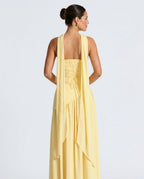 EVIE | Wrap Tie Waist Sleeveless Maxi Dress
