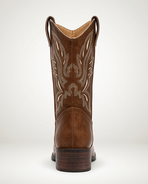 EVIE | Embroidered Knee-High Western Cowboy Boot