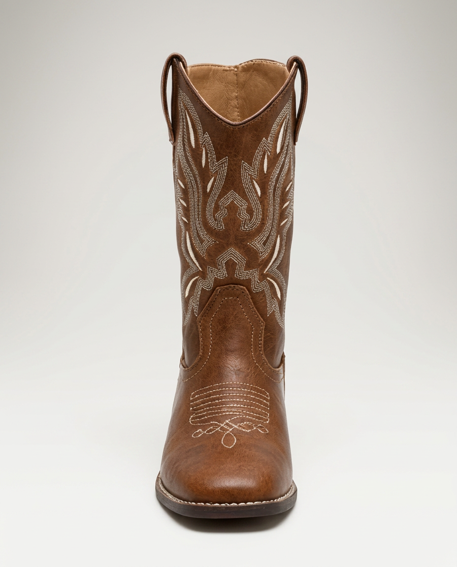 EVIE | Embroidered Knee-High Western Cowboy Boot