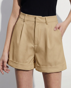 EVIE | High Waist Tailored Shorts