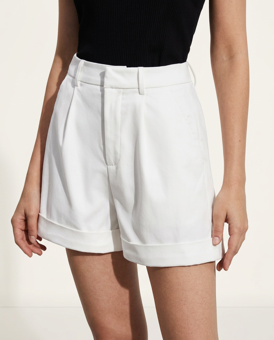 EVIE | High Waist Tailored Shorts