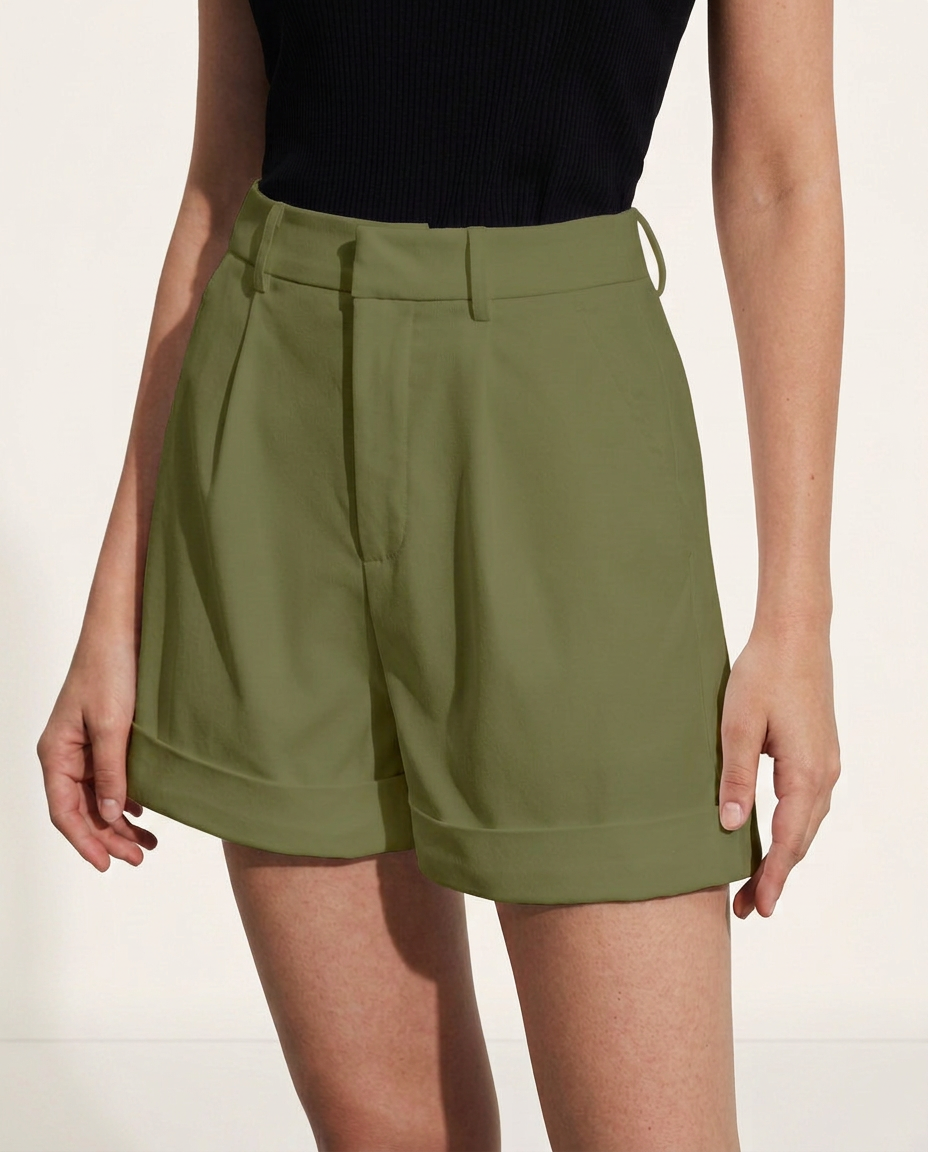 EVIE | High Waist Tailored Shorts