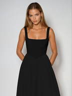 EVIE | Sleeveless Elegant Midi Dress