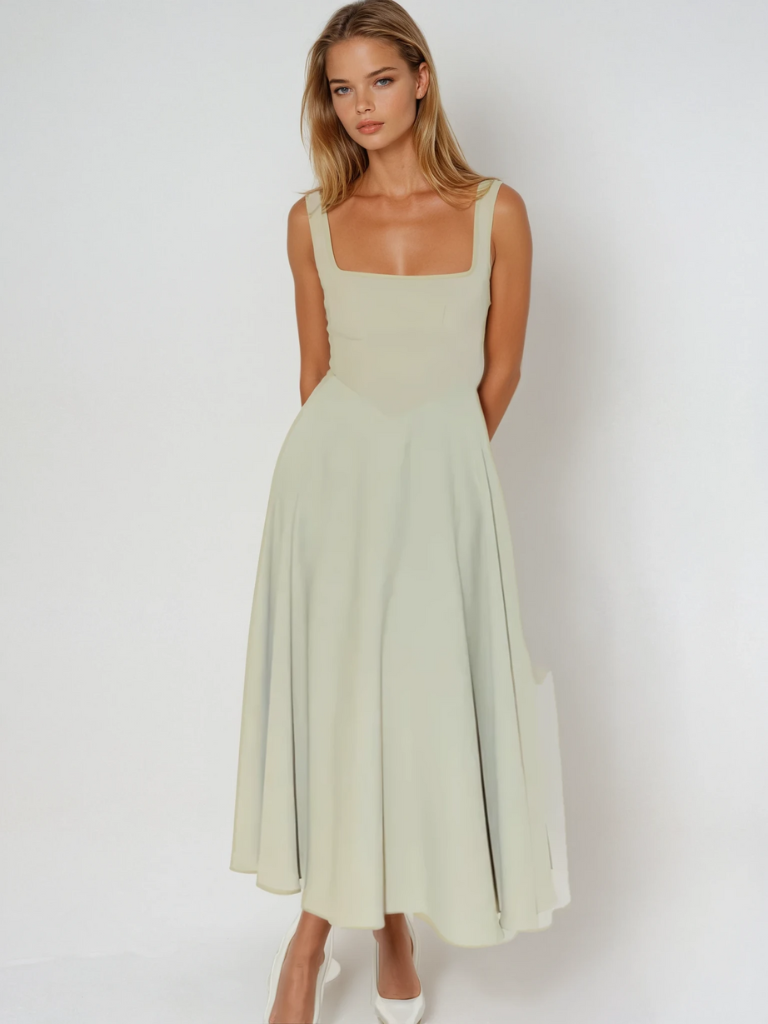 EVIE | Sleeveless Elegant Midi Dress