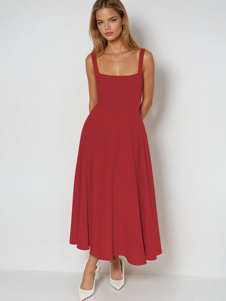 EVIE | Sleeveless Elegant Midi Dress