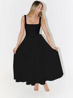 EVIE | Sleeveless Elegant Midi Dress