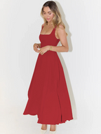 EVIE | Sleeveless Elegant Midi Dress