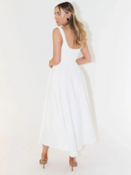 EVIE | Sleeveless Elegant Midi Dress