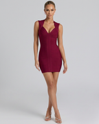 EVIE | Bandage V-Neck Mini Dress
