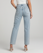 EVIE | High Waist Shimmer Finish Jeans