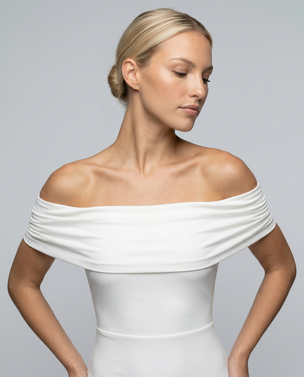 EVIE | Off Shoulder Wrap Maxi Dress