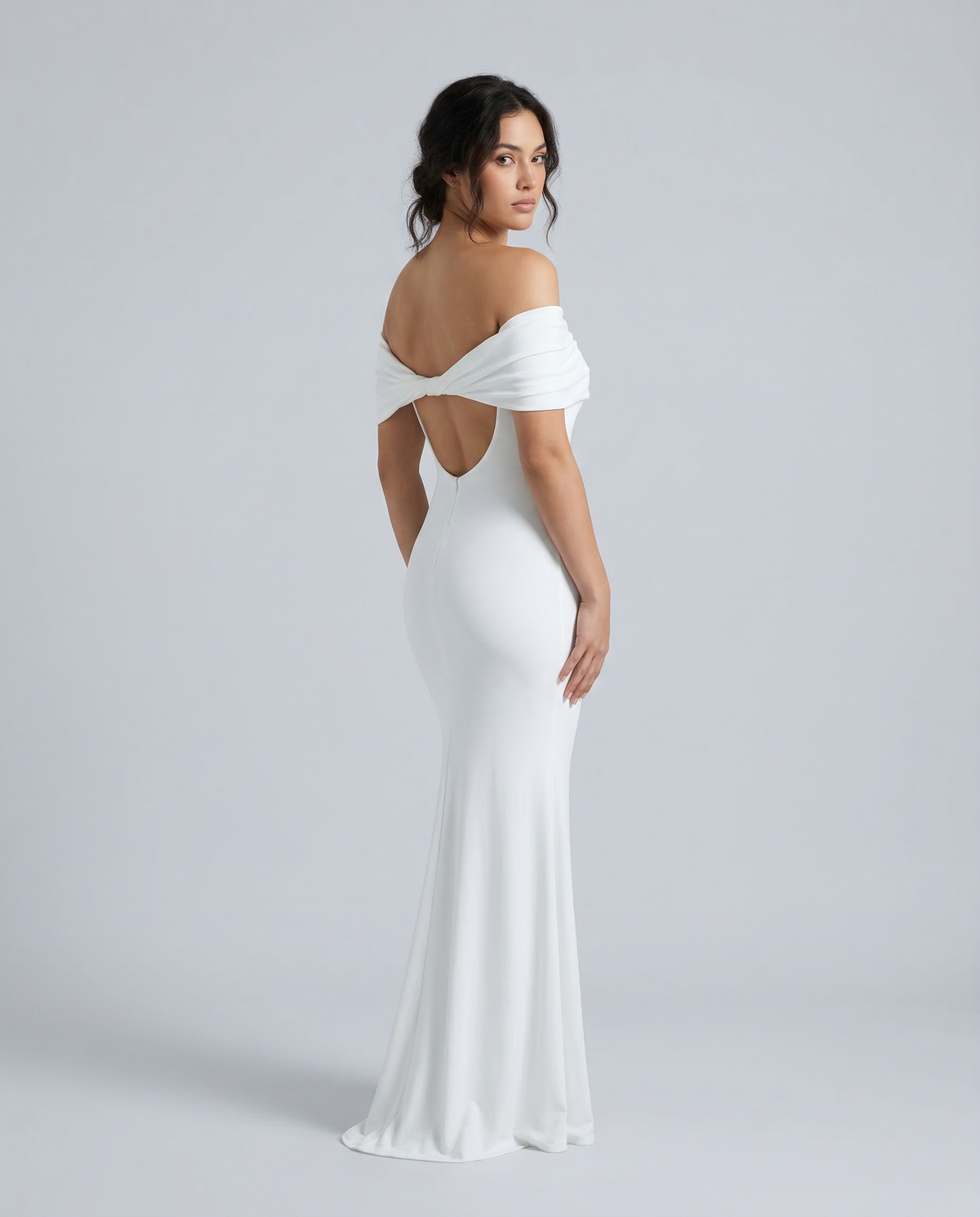 EVIE | Off Shoulder Wrap Maxi Dress