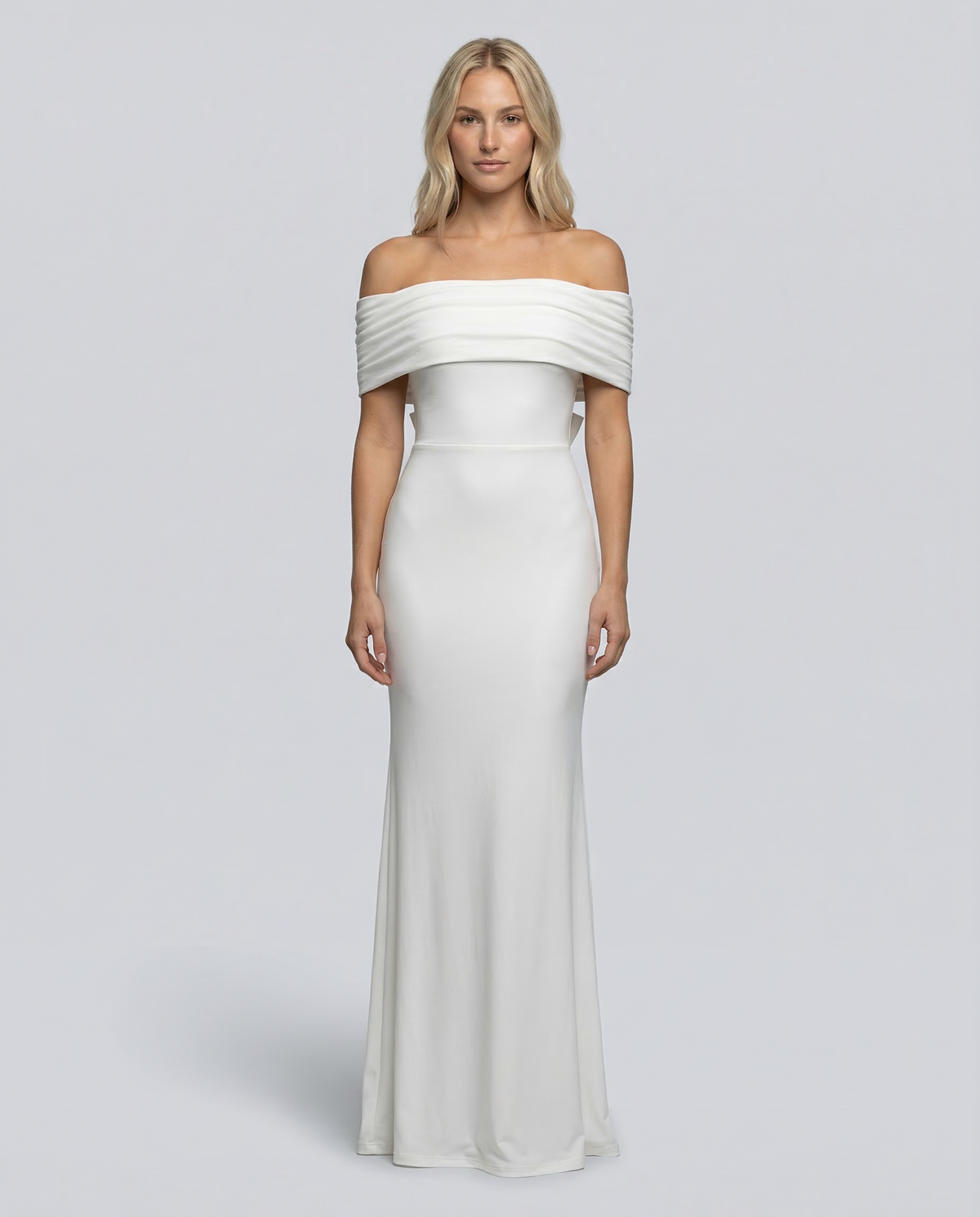 EVIE | Off Shoulder Wrap Maxi Dress