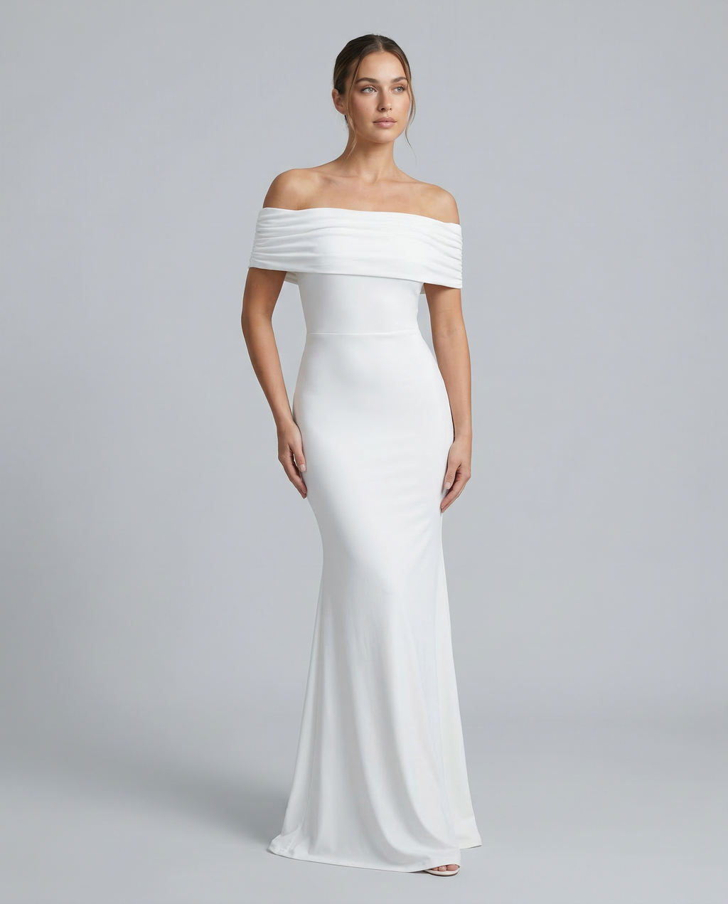 EVIE | Off Shoulder Wrap Maxi Dress