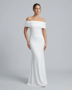 EVIE | Off Shoulder Wrap Maxi Dress