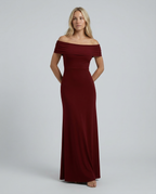 EVIE | Off Shoulder Wrap Maxi Dress