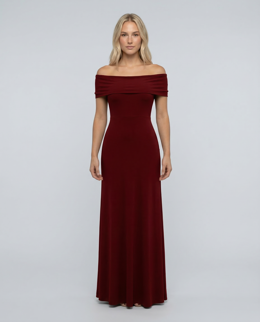 EVIE | Off Shoulder Wrap Maxi Dress