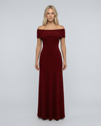 EVIE | Off Shoulder Wrap Maxi Dress