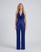 EVIE | Sequin Halter Neck Jumpsuit