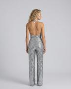 EVIE | Sequin Halter Neck Jumpsuit