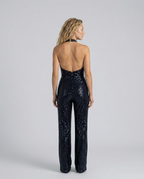 EVIE | Sequin Halter Neck Jumpsuit