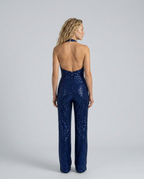 EVIE | Sequin Halter Neck Jumpsuit