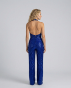 EVIE | Sequin Halter Neck Jumpsuit