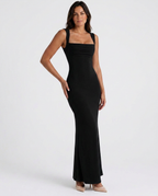 EVIE | Square Neck Sleeveless Maxi Dress