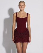 EVIE | Sequin Corset Mini Dress