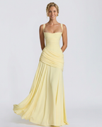 EVIE | Off Shoulder Flowy Maxi Dress