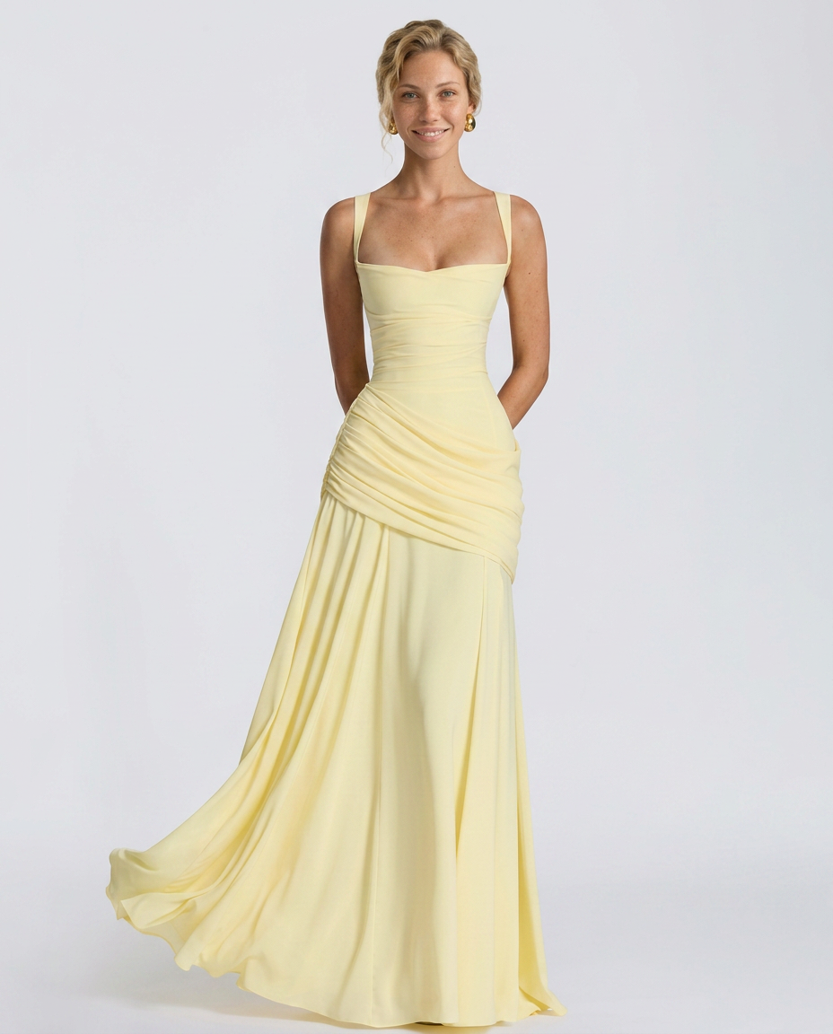EVIE | Off Shoulder Flowy Maxi Dress