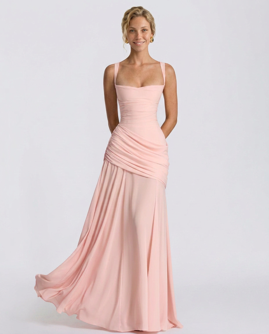 EVIE | Off Shoulder Flowy Maxi Dress