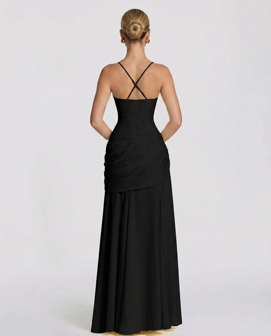 EVIE | Off Shoulder Flowy Maxi Dress