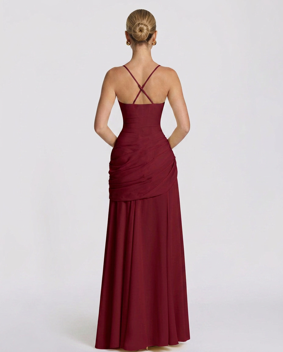EVIE | Off Shoulder Flowy Maxi Dress