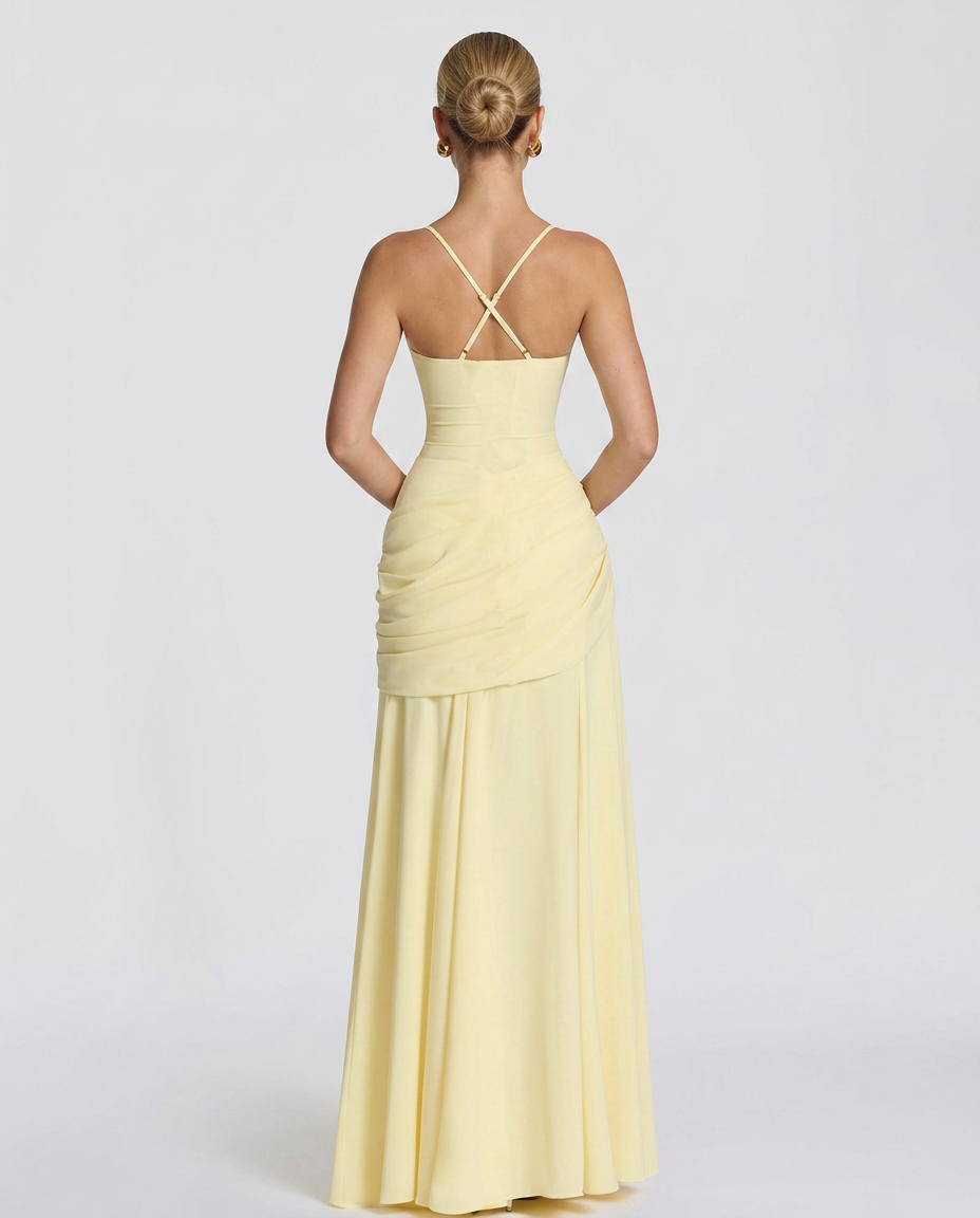 EVIE | Off Shoulder Flowy Maxi Dress